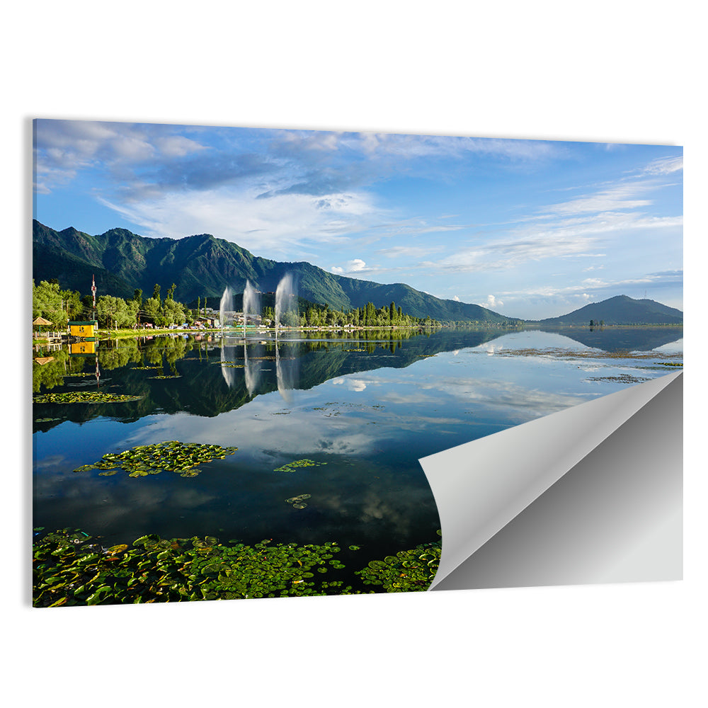 Dal Lake Reflections, Srinagar Wall Art