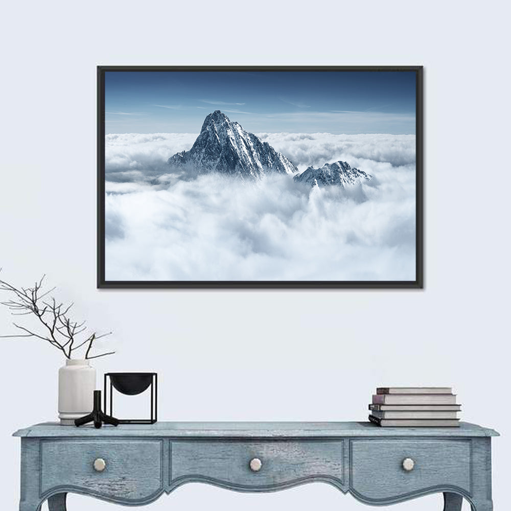 Peaks Above Clouds Wall Art