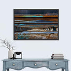 Weathered Dock Perspective Wall Art
