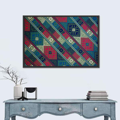 Handwoven Geometric Textile Wall Art