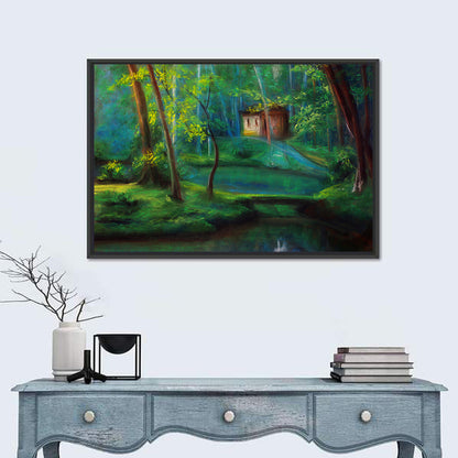 Woodland Fairy Cottage Wall Art