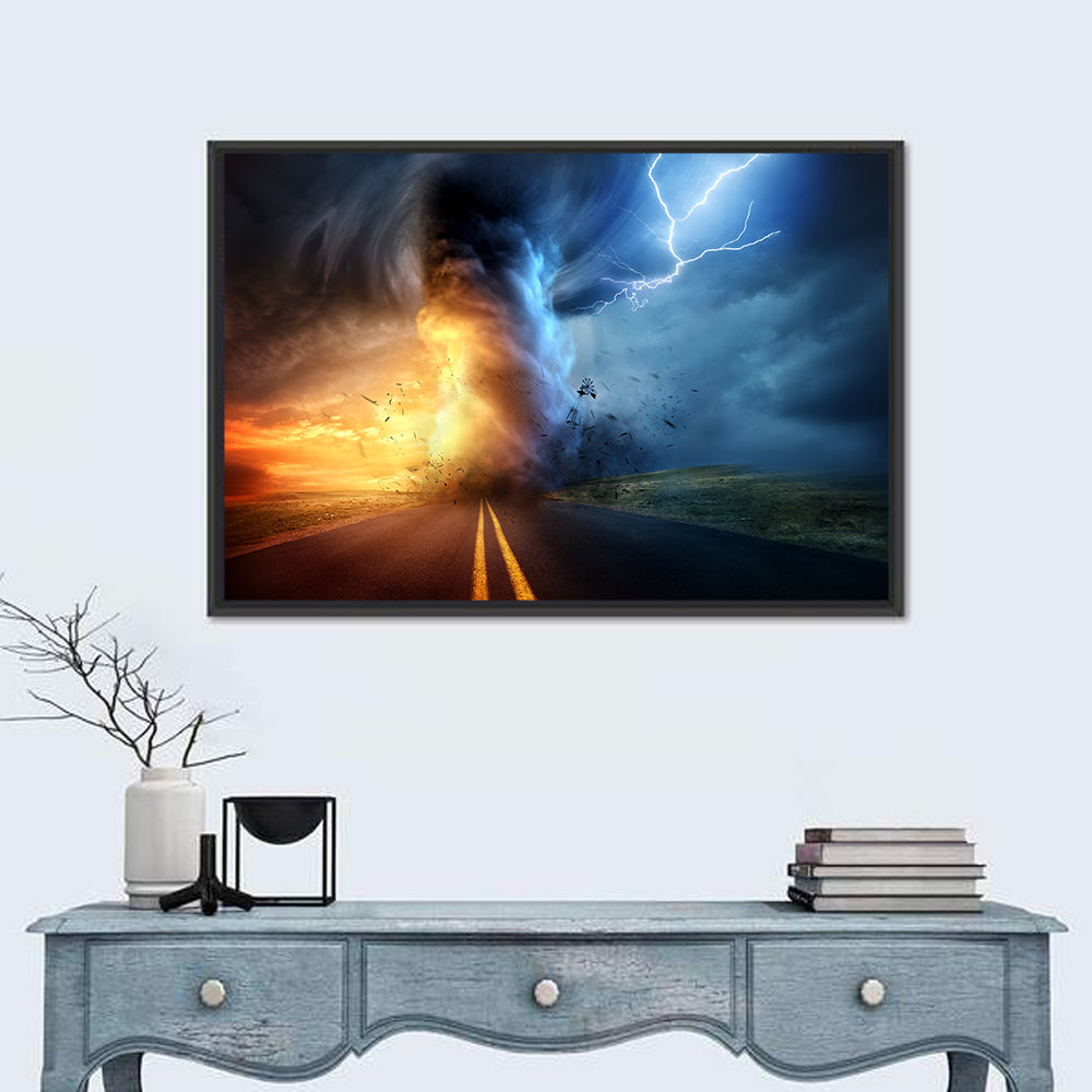 Road to a Twisting Tornado Wall Art