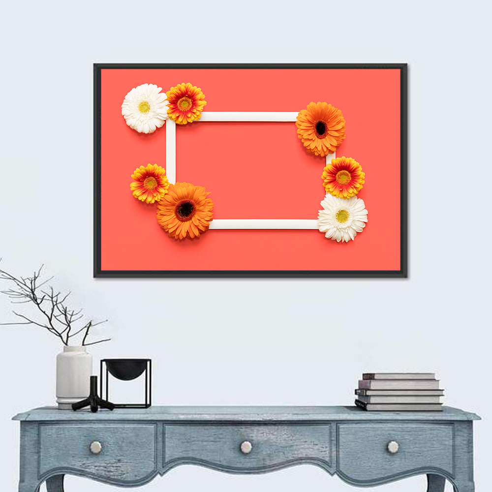 Handwritten Gerbera Greeting Wall Art
