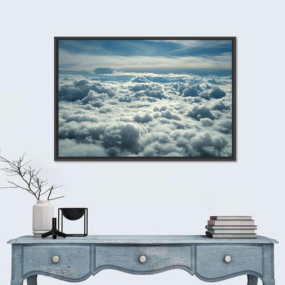 Aerial View Above Clouds Wall Art