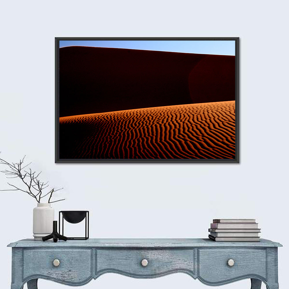 Golden Hour Sand Dunes Wall Art