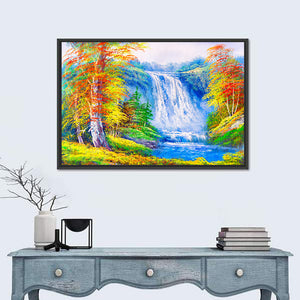 Waterfall Oil Painting Wall Art