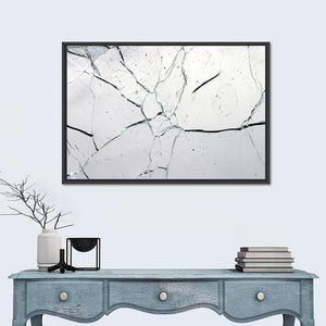 Cracked Glass Abstract Wall Art