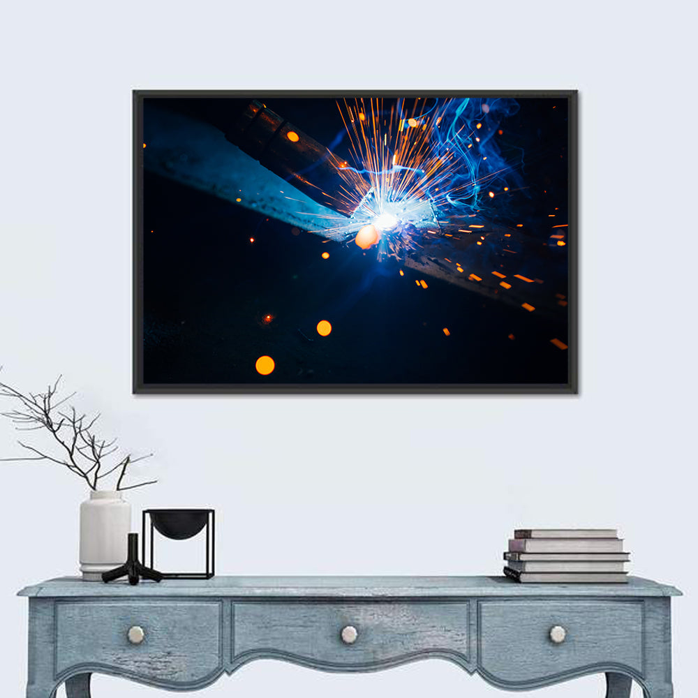 Molten Metal Sparks Wall Art