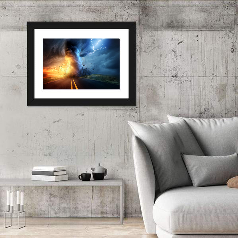 Road to a Twisting Tornado Wall Art