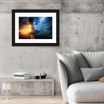 Road to a Twisting Tornado Wall Art