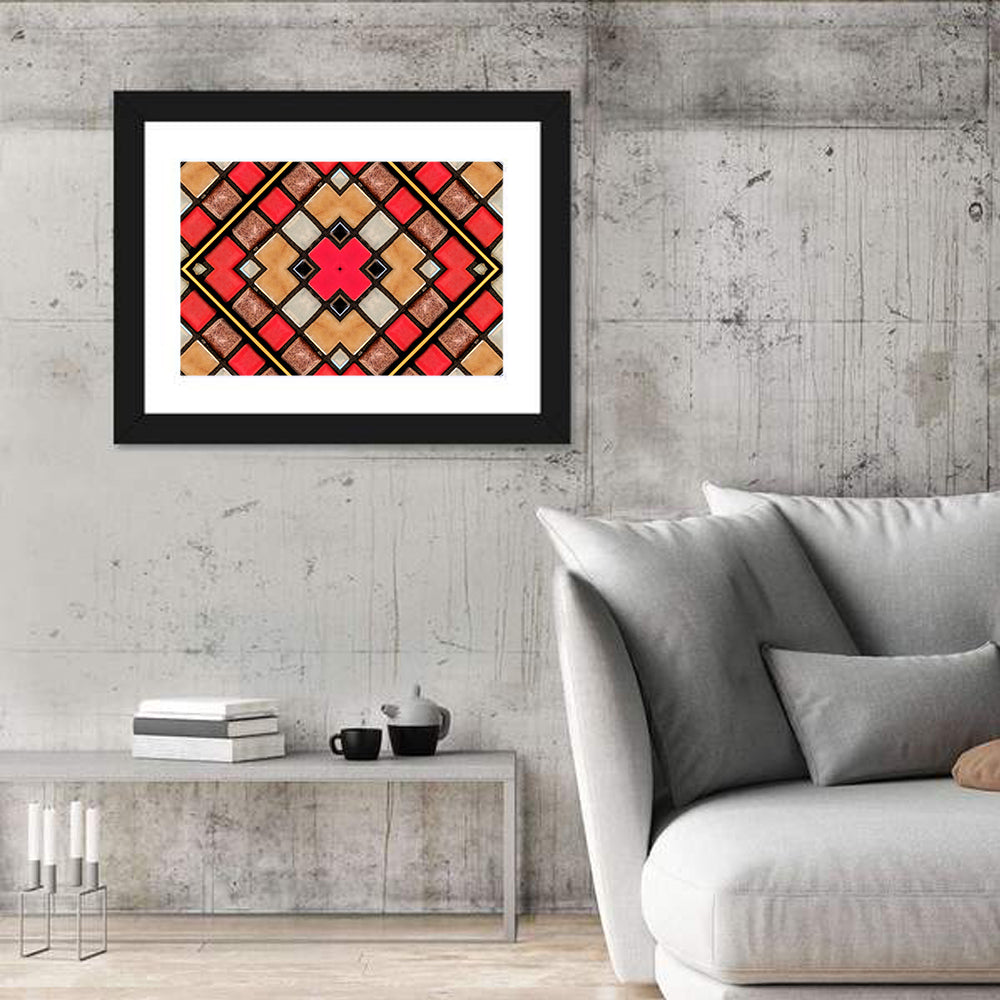 Connected Blocks Wall Art