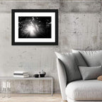 Foggy Forest Bridge Wall Art