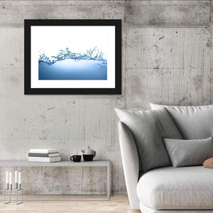 Fresh Water Splash Wall Art