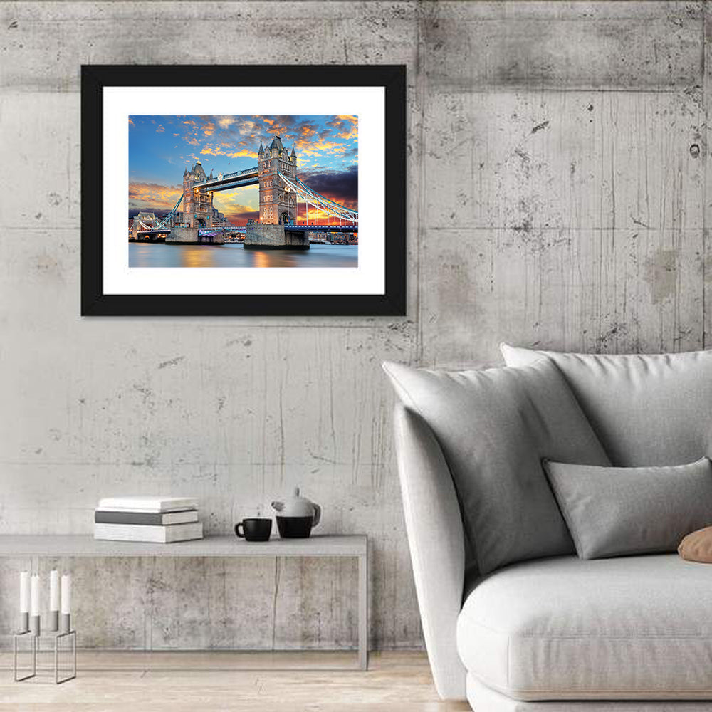 Tower Bridge at Sunset Wall Art