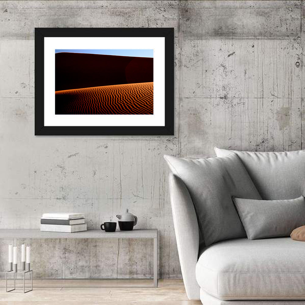 Golden Hour Sand Dunes Wall Art