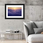 Sunset Over Endless Clouds Wall Art