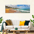 Palm Lined Tropical Coast Wall Art