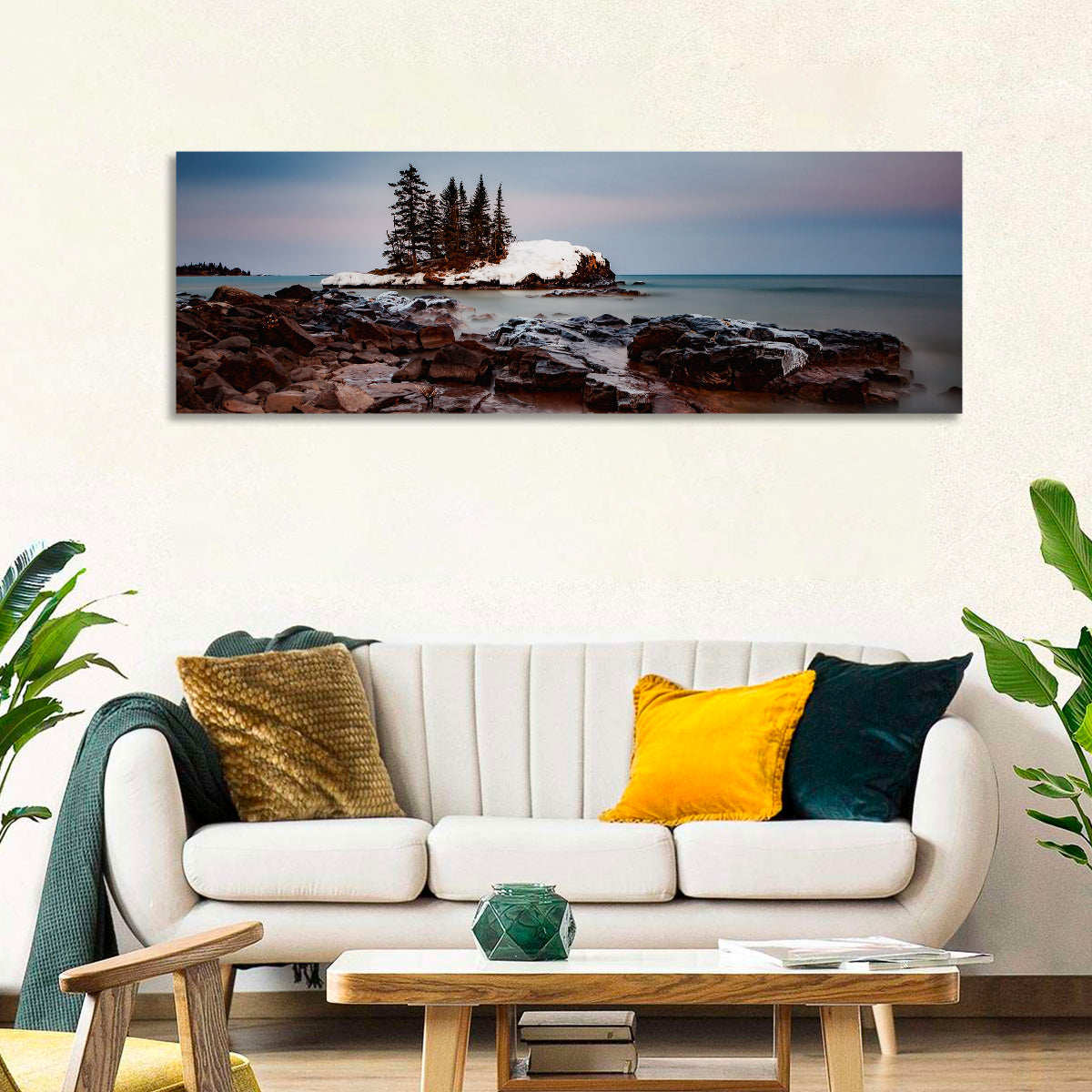 Lake Superior Winter Shore Wall Art