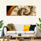 Antique Spiral Clock Face Wall Art