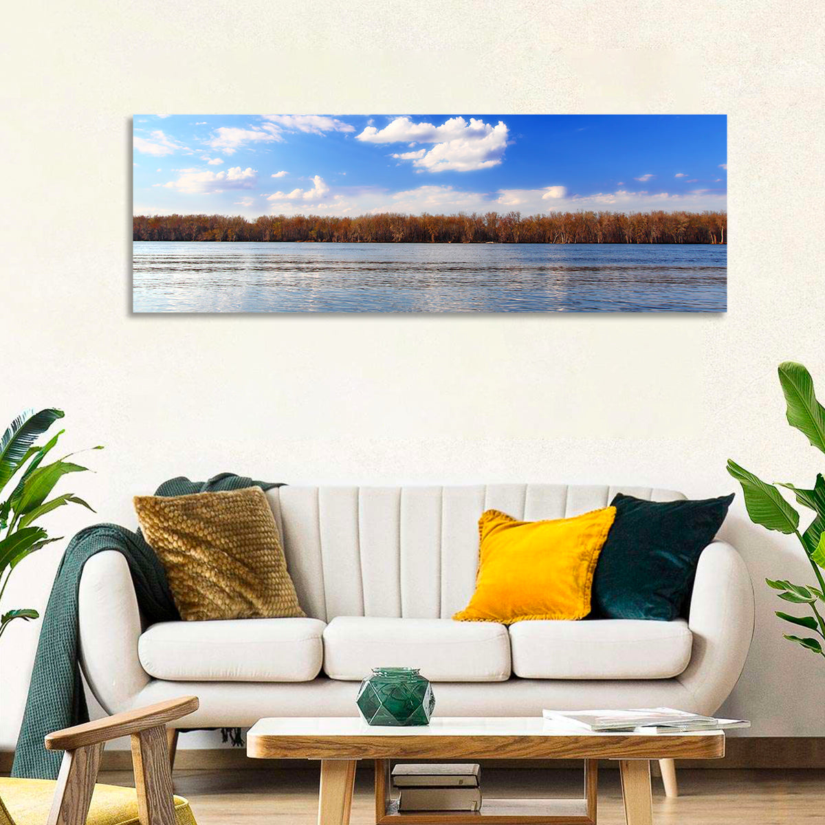 Andalusia Slough Autumn River Wall Art