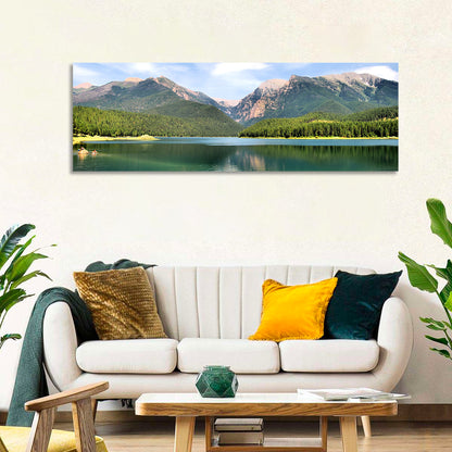 Mission Mountain Lake Reflection Wall Art