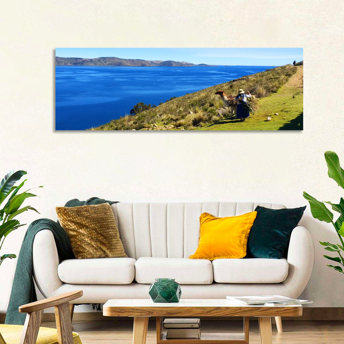 Moon Island Hillside, Lake Titicaca Wall Art