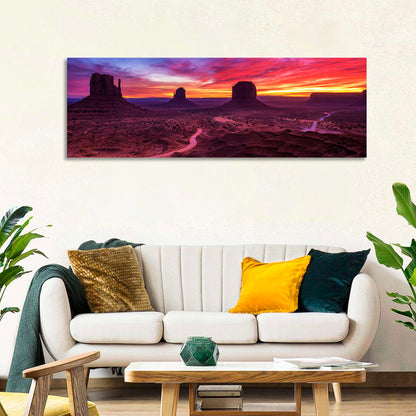 Monument Valley Arizona Sunset Wall Art