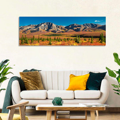 Denali Autumn Peaks Wall Art
