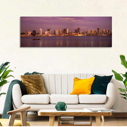 Luanda Skyline at Dusk Wall Art