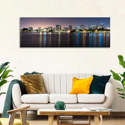 Oakland Skyline Over Lake Merritt Wall Art