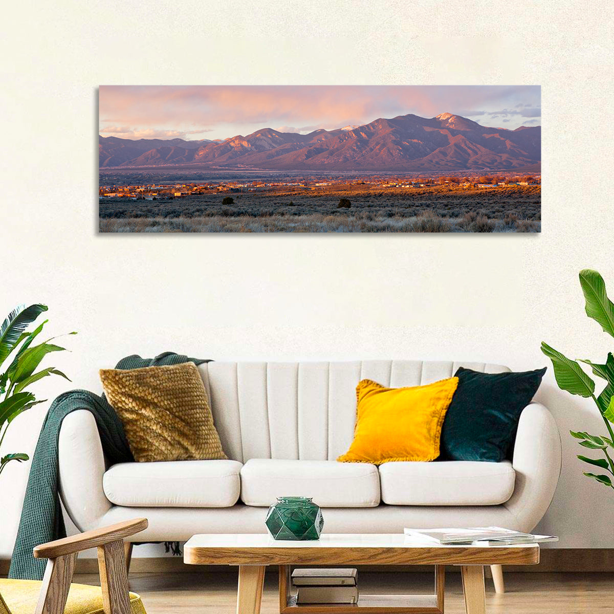 Taos Valley Sunset Wall Art