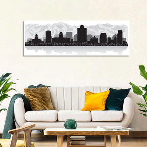 Salt Lake City Skyline Wall Art