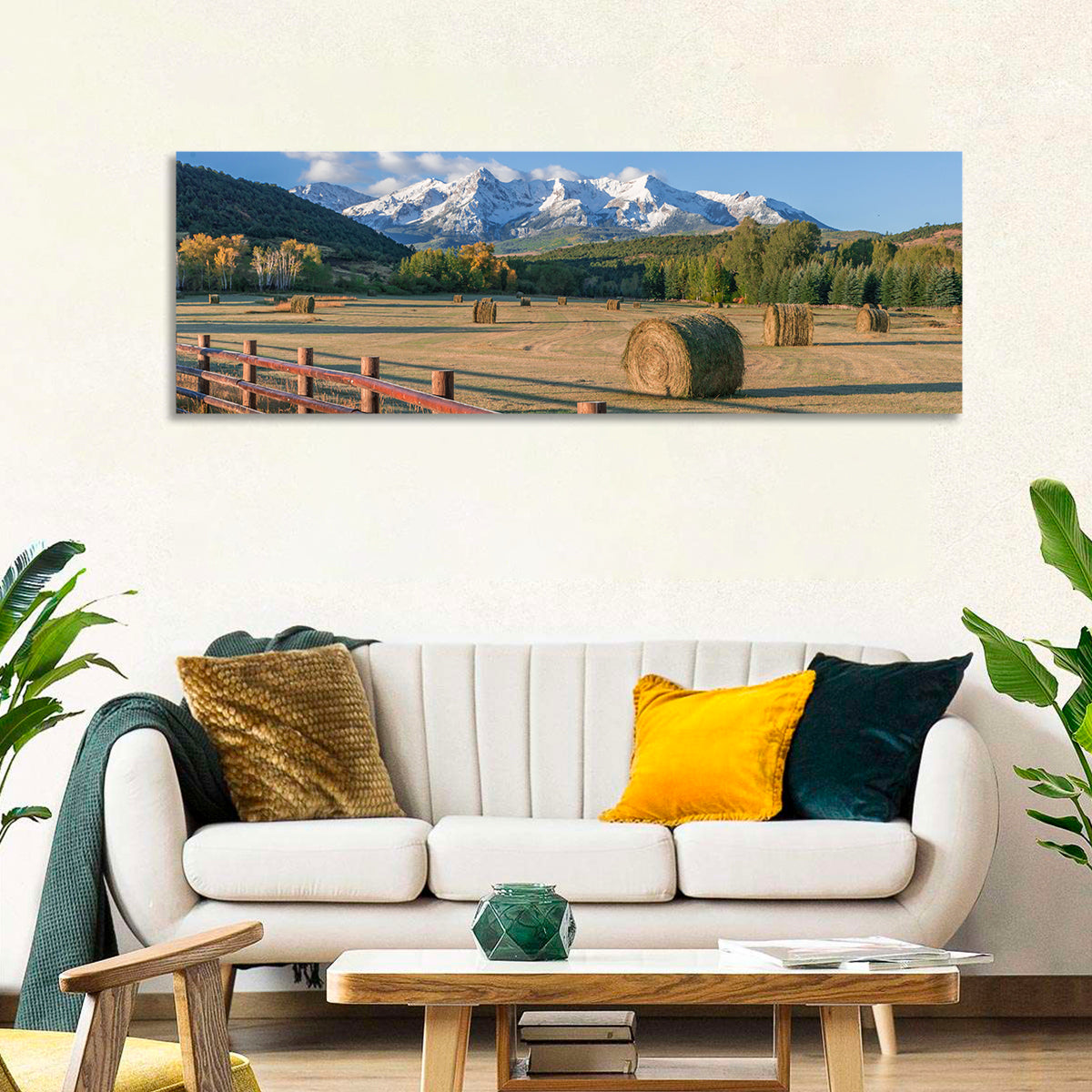 Colorado Hay Bales Wall Art