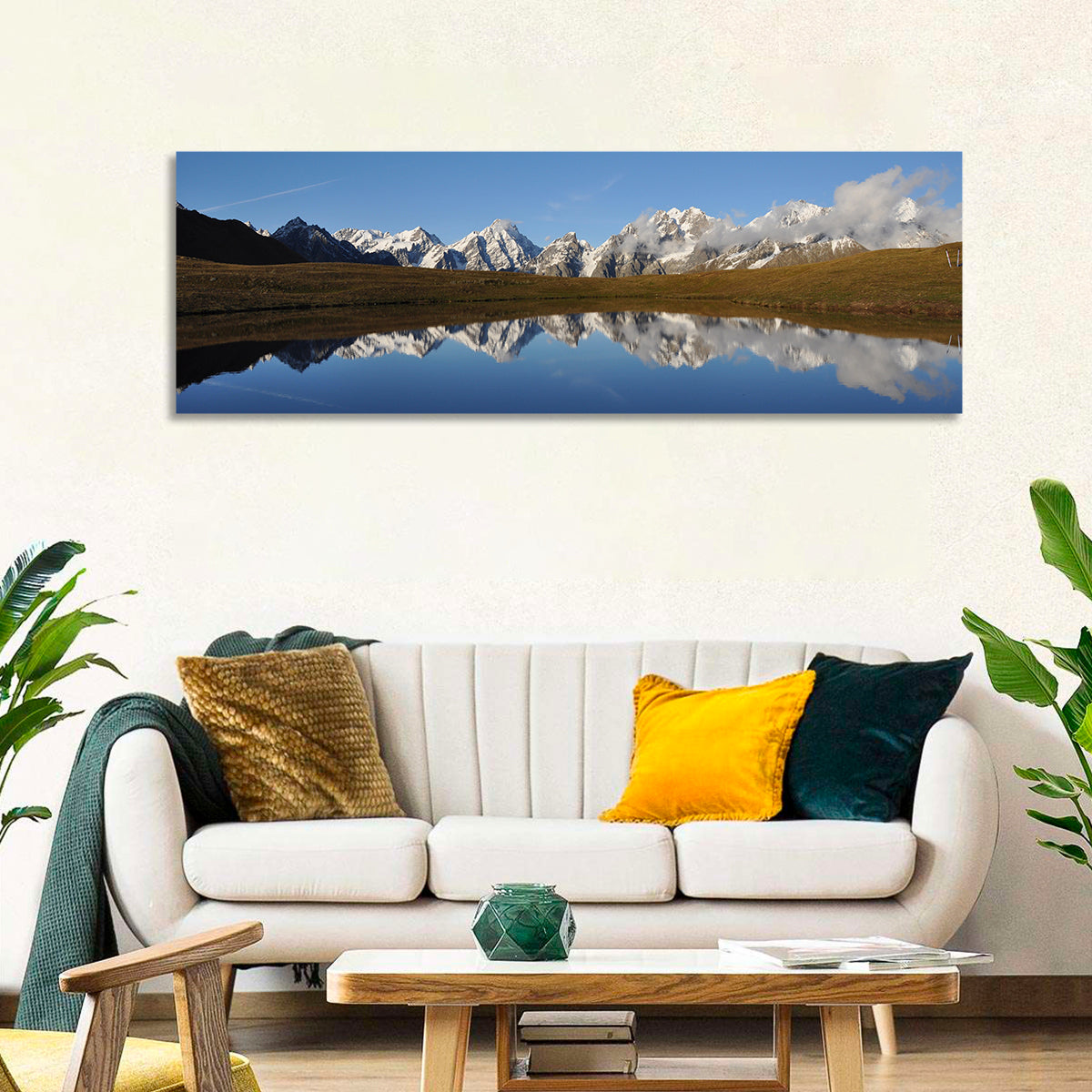 Svaneti Lake Reflection Wall Art