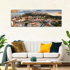Acropolis and Parthenon Over Athens at Golden Hour Wall Art