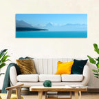 Turquoise Lake Pukaki View of Mount Cook Wall Art