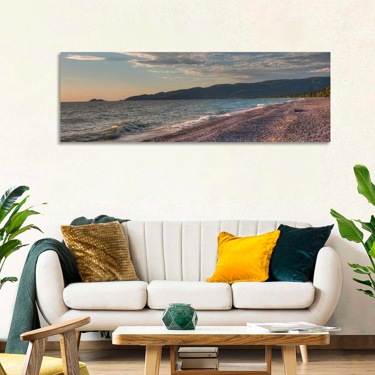 Lake Superior Pebble Beach Wall Art