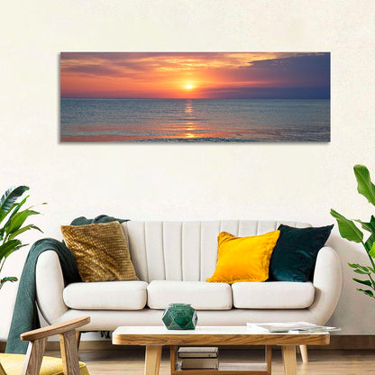 Lake Michigan Sunset Reflection Wall Art
