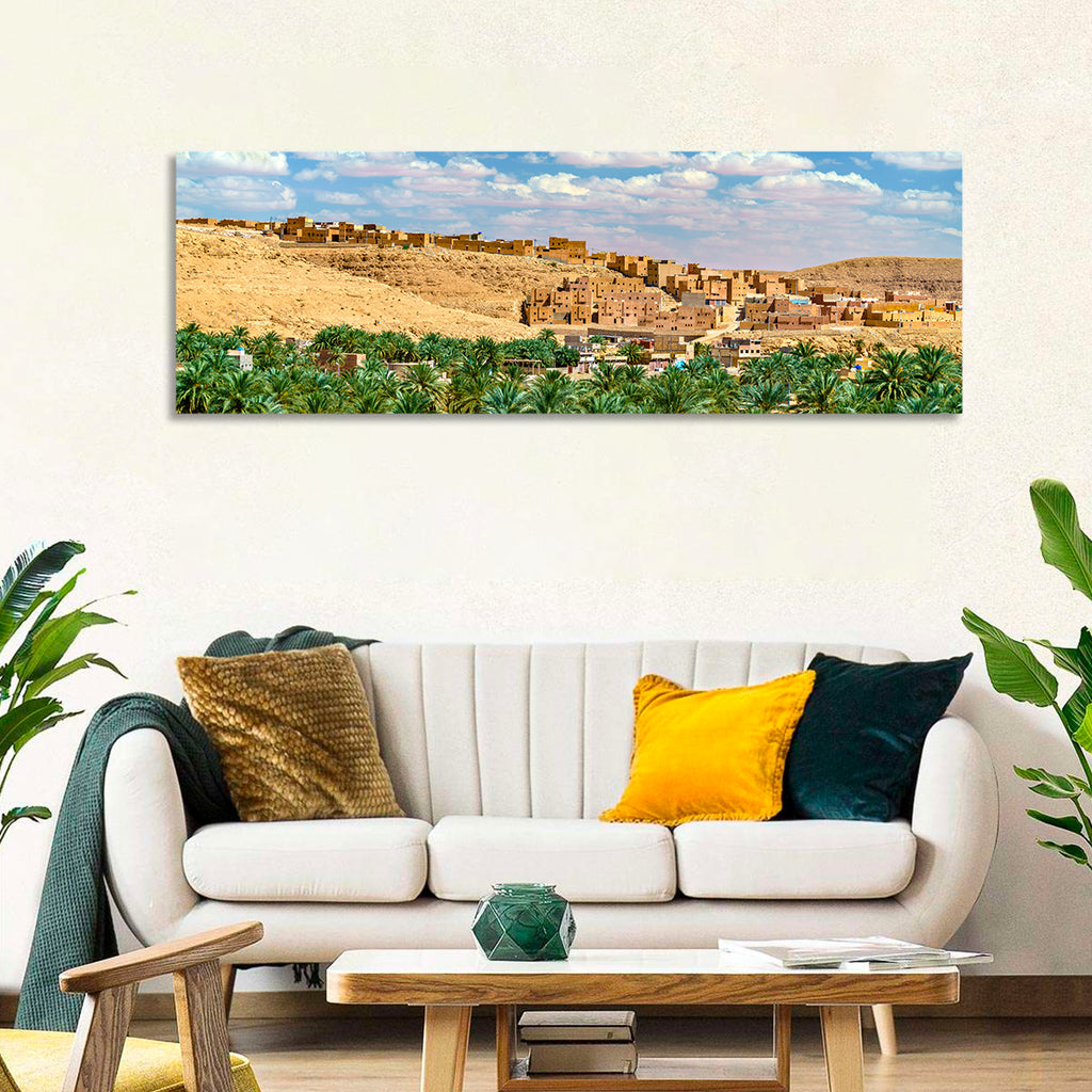 Ksar Bounoura Oasis Town Vista Wall Art