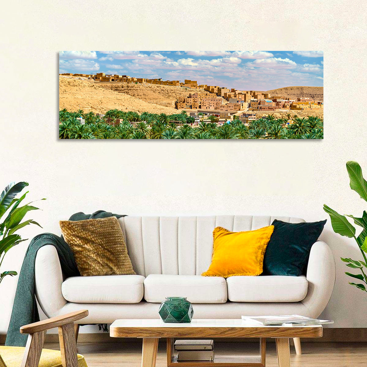 Ksar Bounoura Oasis Town Vista Wall Art