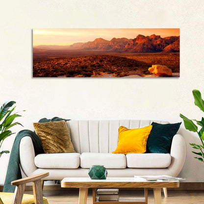 Red Rock Canyon Sunset Wall Art