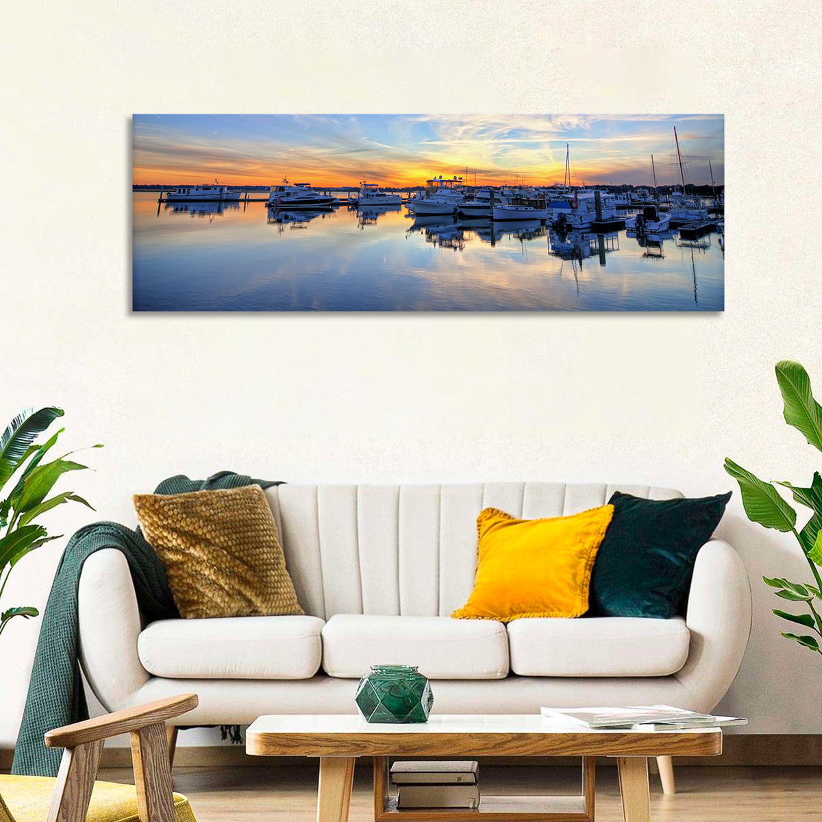 Marina at Golden Hour Wall Art