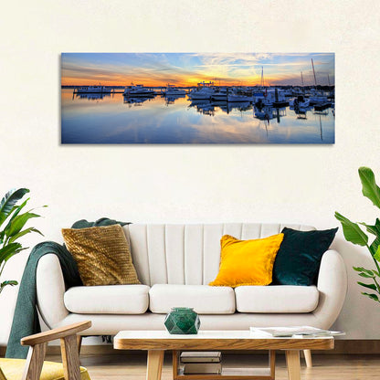 Marina at Golden Hour Wall Art