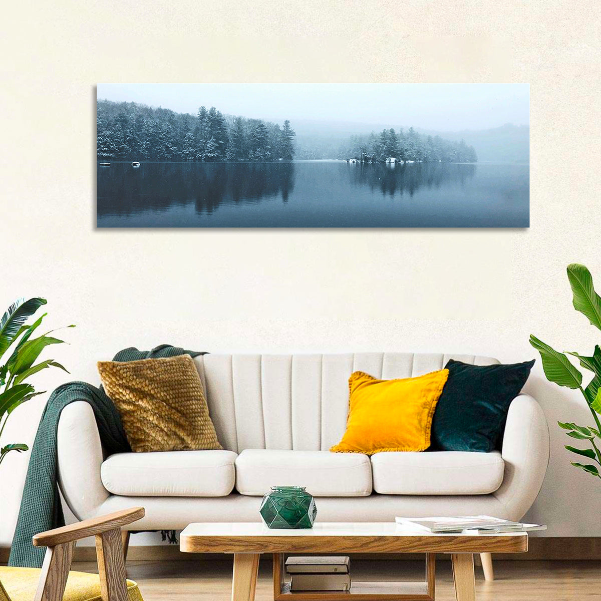 Burr Pond Winter Reflection Wall Art