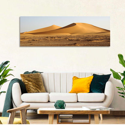 Golden Hour Desert Dunes Wall Art