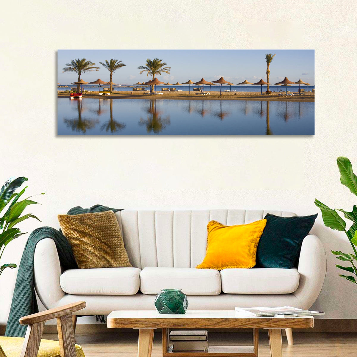 Hurghada Beach Seascape Wall Art