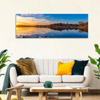 Zorinsky Lake Golden Hour Wall Art