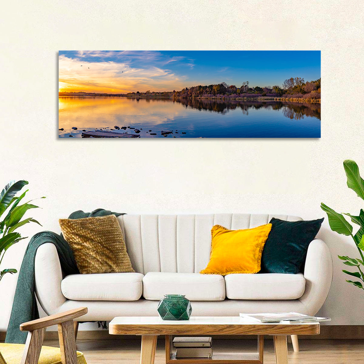 Zorinsky Lake Golden Hour Wall Art