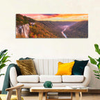New River Gorge Sunset Wall Art