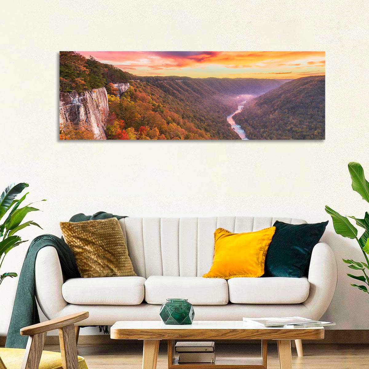 New River Gorge Sunset Wall Art